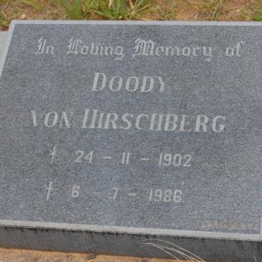 HIRSCHBERG Doody, von 1902-1986