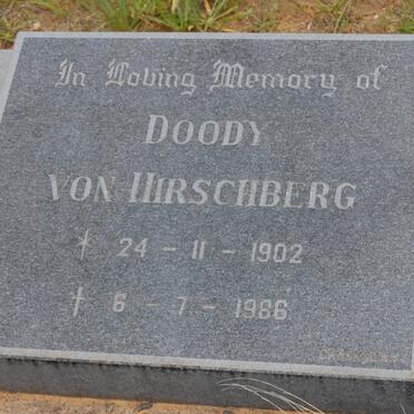 HIRSCHBERG Doody, von 1902-1986