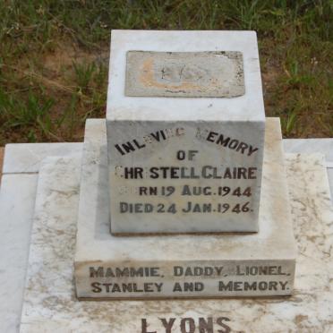 LYONS Christell Claire 1944-1946