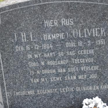 OLIVIER J.H.L. 1884-1951