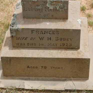 SOBEY Frances -1925