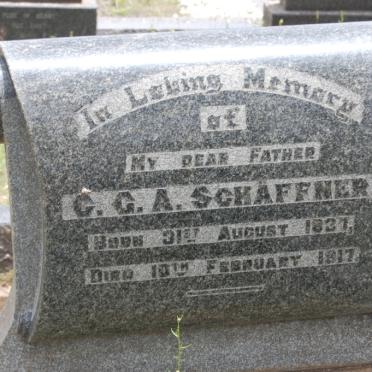 SCHAFFNER C.G.A. 1837-1917