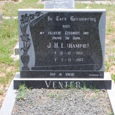 VENTER J.H.L. 1905-1983