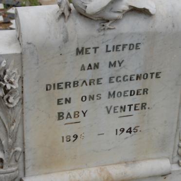 VENTER Baby 1896-1945