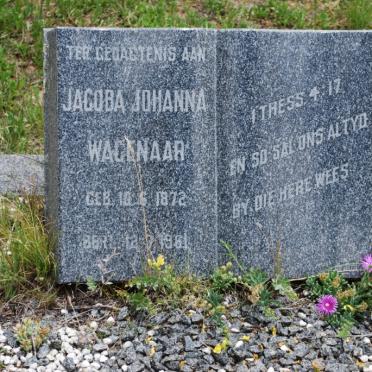 WAGENAAR Jacoba Johanna 1872-1961