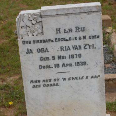 ZYL Jacoba Maria. van 1870-1939