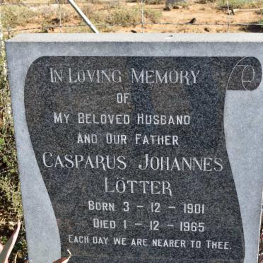 LOTTER Casparus Johannes 1901-1965