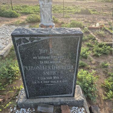 SMITH Petronella Danielina nee VAN WYK 1869-1947