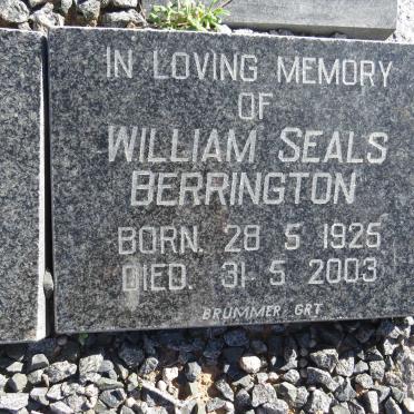 BERRINGTON William Seals 1925-2003