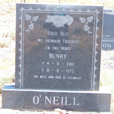 O'NEILL Henry 1906-1973