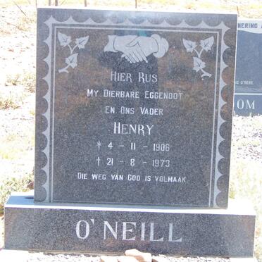 O'NEILL Henry 1906-1973
