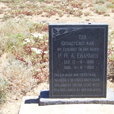 ERASMUS P.W.A. 1886-1959