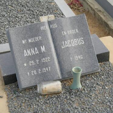 ? Anna M. 1922-1947 :: ? Jacobus -1946