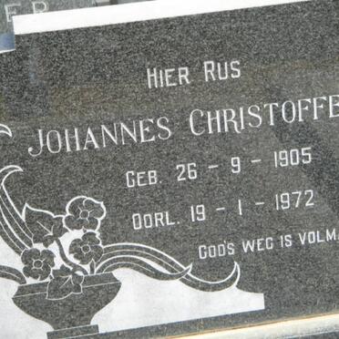 ? Johannes Christoffel 1905-1972