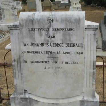 BLIGNAUT Jan Johannes George 1876-1948