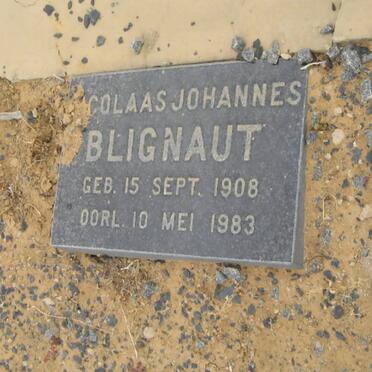 BLIGNAUT Nicolaas Johannes 1908-1983