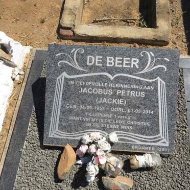 BEER Jacobus Petrus, de 1953-2014