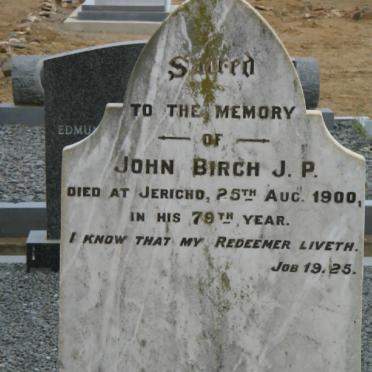 BIRCH John J.P. -1900