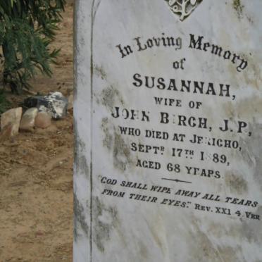 BIRCH Susannah -1889