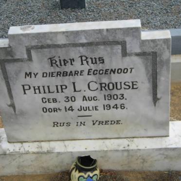 CROUSE Philip L. 1903-1946