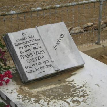 COETZER Frans Louis 1923-1963
