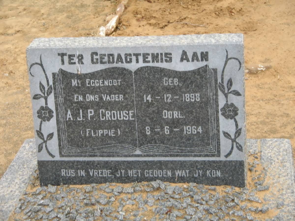 CROUSE A.J.P. 1898-1964