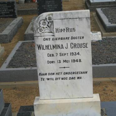 CROUSE Wilhelmina J. 1934-1948