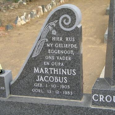 CROUSE Marthinus Jacobus 1905-1983
