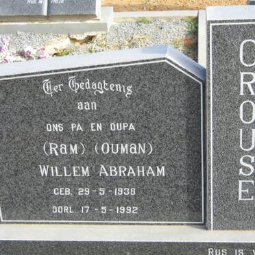 CROUSE Willem Abraham 1936-1992