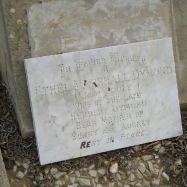 DYMOND Ethel Marshall nee POOLE
