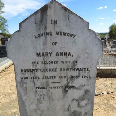DOWTHWAITE Mary Anna -1901