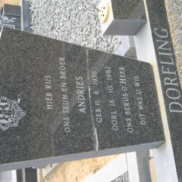 DORFLING Andries 1956-1982