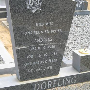 DORFLING Andries 1956-1982