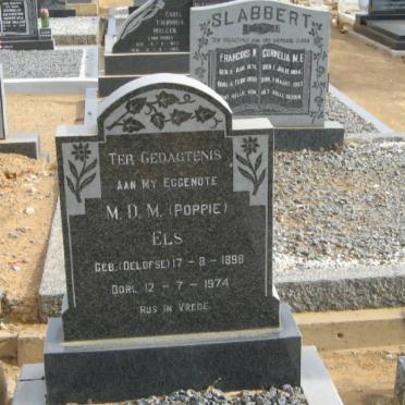 ELS M.D.M. geb OELOFSE 1898-1974