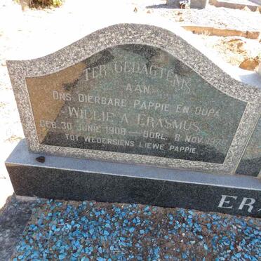 ERASMUS Willie A. 1908-1976 & Grace M.H.J. 1908-1956 :: ERASMUS Lourens 1935-2015 _2