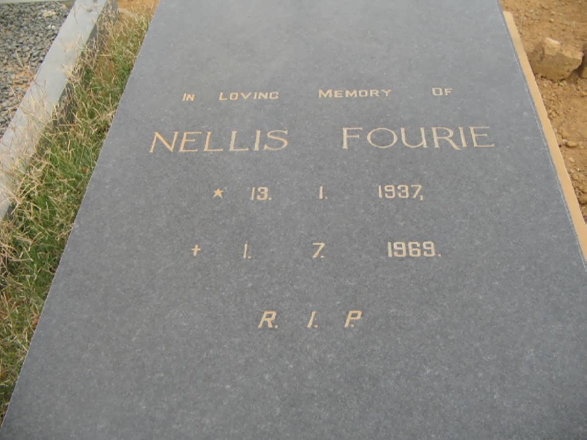FOURIE Nellis 1937-1969