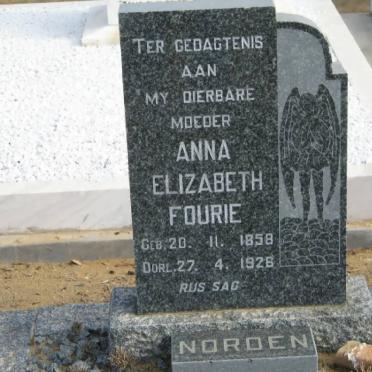 FOURIE Anna Elizabeth 1858-1926