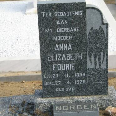 FOURIE Anna Elizabeth 1858-1926