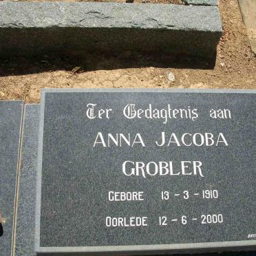 GROBLER Anna Jacoba 1910-2000