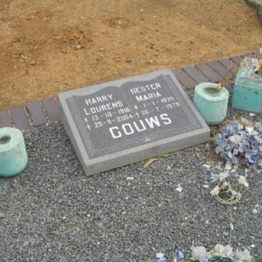 GOUWS Harry Lourens 1916-2004 &amp; Hester Maria 1920-1978