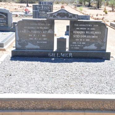 GILLMER Charles Johannes Alexander 1883-1939 :: STRYDOM Hendrina Wilhelmina nee SMITH 1895-1982