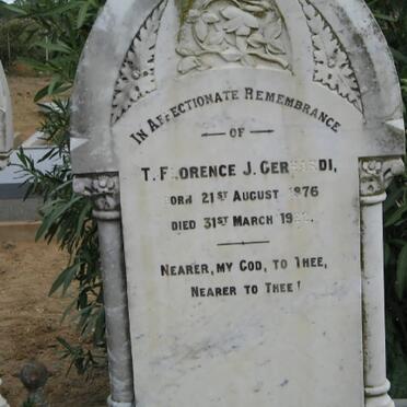 GERHARDI T. Florence J. 1976-1922