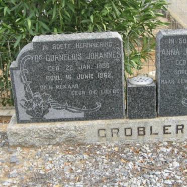 GROBLER Cornelius Johannes 1880-1962 &amp; Anna Jacoba FOURIE 1883-1957