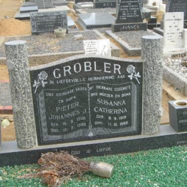 GROBLER Pieter Johannes J. 1908-1988 &amp; Susanna Catherina 1919-1986