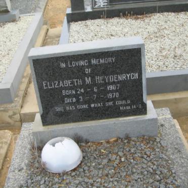 HEYDENRYCH Elizabeth M. 1907-1970
