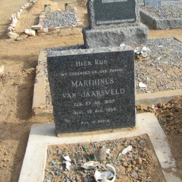 JAARSVELD Marthinus, van 1897-1954