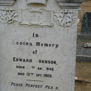 JOHNSON Edward 1846-1909