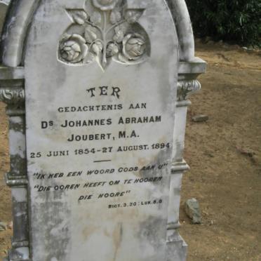 JOUBERT Johannes Abraham 1854-1894