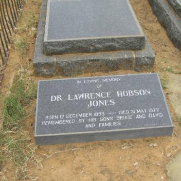 JONES Lawrence Hobson 1899-1972