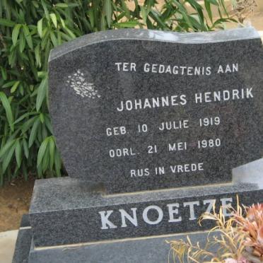 KNOETZE Johannes Hendrik 1919-1980